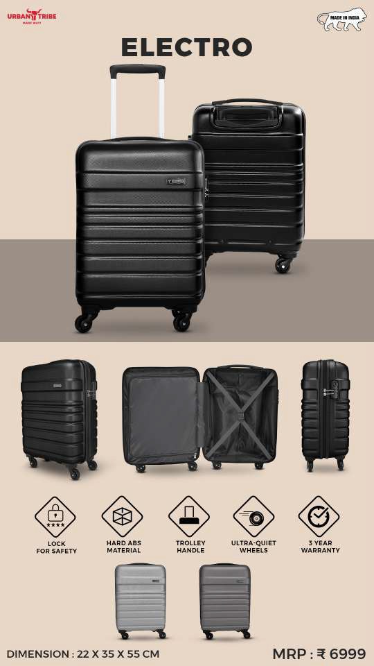 ELECTRO – Hard ABS Cabin Trolley